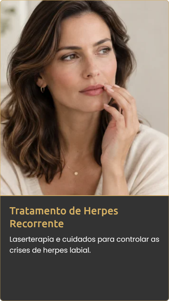 Tratamento de Herpes Recorrente na Mooca e Vila Olímpia – Clínica Dra. Heleny Corrêa